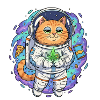 Space Weed Cat