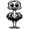 Owl Silhouette Black