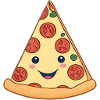 Cozy pizza slice