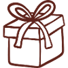 Rustic Hand-Drawn Gift Box