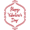 Valentine's Day Ornate Frame