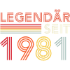 Legendary since 1981 man's birthday
