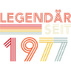 Legendary Since 1977 Man Birthday