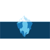Eisberg Minimal Blau Design