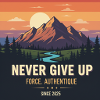 never give up