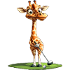 Giraffes Golf / Golfer