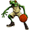 Frogs Basketball Player / Basketball Frog