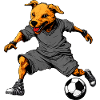 Fussballer Hund