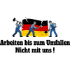 Arbeiten bis zum Umfallen