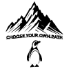 Minimalist Penguin Silhouette
