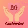 Zwanzig Jahre Dankbarkeit Herz