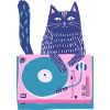 Purple Cat DJ on Turntable