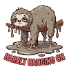 Trying My Best: Barely Hanging On Sloth