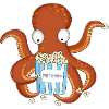 Popcorn Krake 