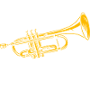 I destroy silence trumpet player