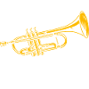 Spit happens trumpet player