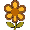 70s flower pattern retro flowerpower