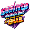 Office Email Saying 80s Retro