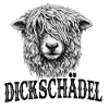 Witziges Schaf Dickschädel