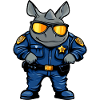 Rhinos Police / Policeman Rhino