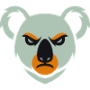 Wütender Koala Blick