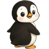 Pingouin Animal mignon Pôle Sud