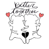 Cute Couple Love Illustration