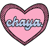 Chaya Heart Pop Art Pink