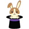 Bunny from the Magician's Hat
