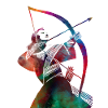 Archery sport art #archery