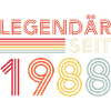Legendary Since 1988 Man Birthday