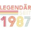 Legendary since 1987 Man Birthday