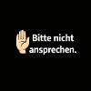 Bitte nicht ansprechen Grenzsignal