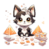 Chibi-Hundewelpe Diamantenschatz