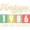 Vintage 1986 Limited Edition