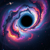Black hole in the neon galaxy