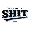 Blue Brush Lettering Never Ever