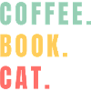 COFFEE BOOK CAT