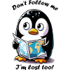 Lost Penguin with Map