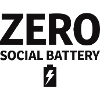 Zero Social Battery Battery Empty Introvert
