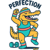 Perfection Alligator Fitness Motif