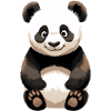 Cuddly Panda Cartoon – Cute Panda