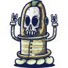 Captain Skeleton Submarine