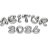 Abitur 2024 Silver Balloon Design