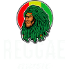 Reggae-Löwe in Rasta-Farben