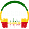 Reggae Headphones Wave Design
