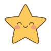 Kawaii Yellow Star Smile