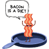 Humor-Speck-Diät