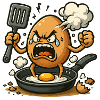 When eggs freak out