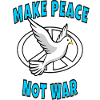 Make Peace Not War Dove